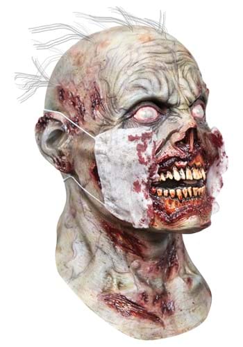 Click Here to buy Patient Zombie Mask For Adults from HalloweenCostumes, CDN Funds & Shipping