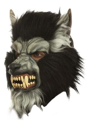 Click Here to buy Gray Werewolf Howling Mask from HalloweenCostumes, CDN Funds & Shipping