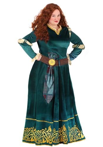 Click Here to buy Womens Plus Size Premium Disney Merida Costume Dress from HalloweenCostumes, CDN Funds & Shipping