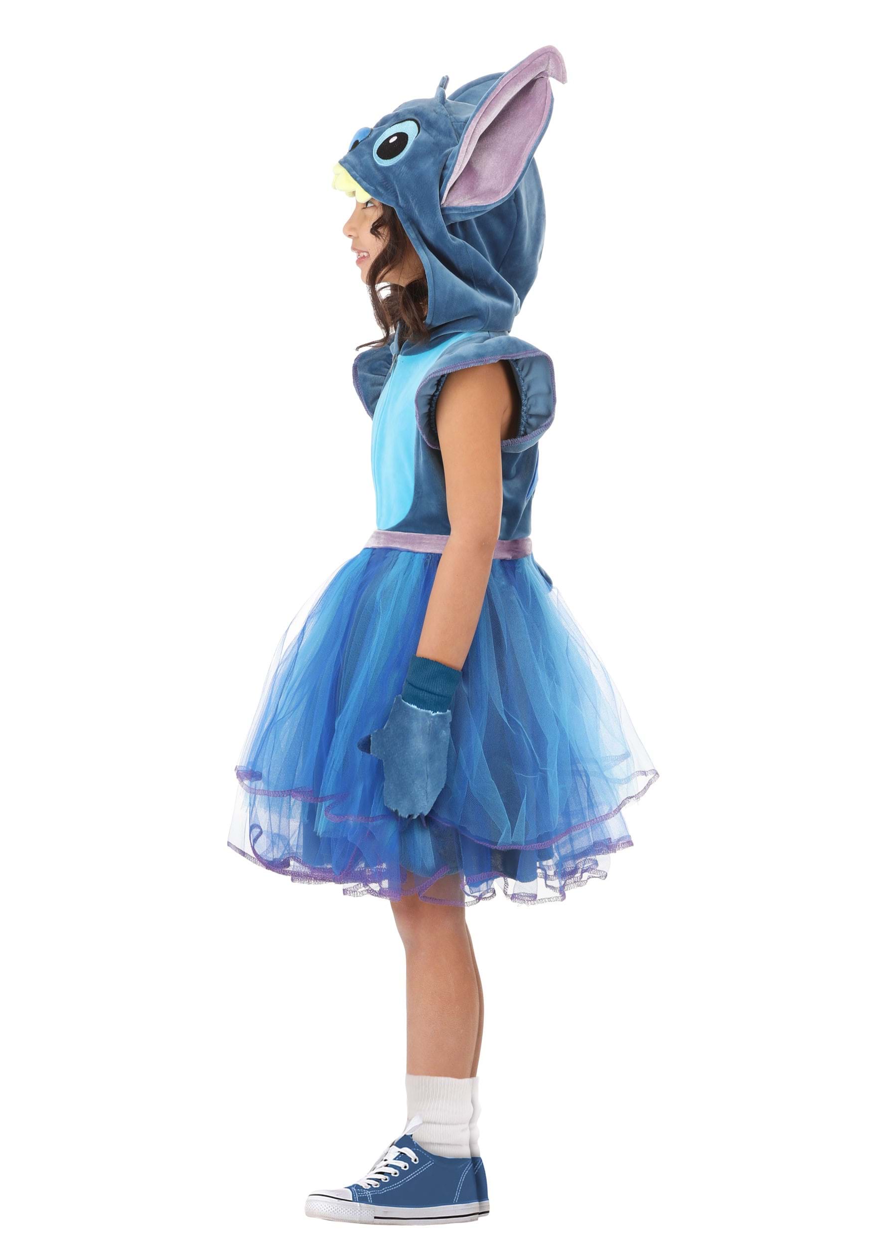 Disney Stitch Dress Fantaisie Enfants Stitch Robes Filles Anniversaire  Pâques Cosplay Dress Up Kid Costume Filles Vêtements Enfants 2-10 ans