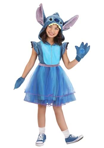 Click Here to buy Kids Disney Stitch Costume Dress from HalloweenCostumes, CDN Funds & Shipping