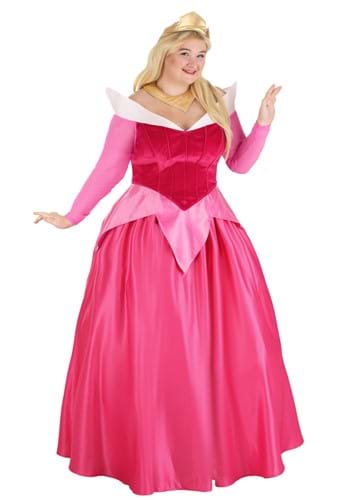 Click Here to buy Plus Size Premium Disney Aurora Sleeping Beauty Womens Costume from HalloweenCostumes, CDN Funds & Shipping