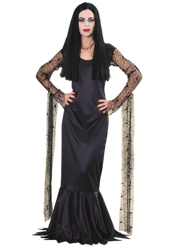 Click Here to buy Morticia Addams Costume from HalloweenCostumes, CDN Funds & Shipping