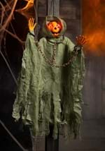 36" Light Up Hanging Pumpkin Reaper Décoration Alt 1