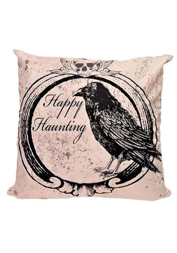 Happy Haunting 18 Raven Pillow Cover