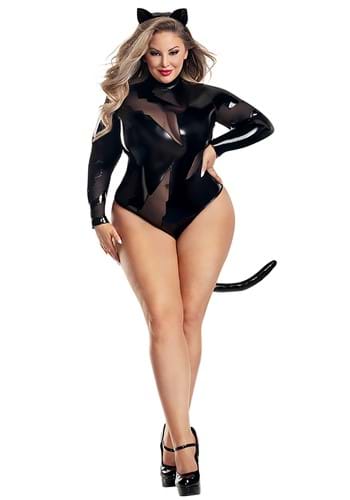 Plus Size Sexy Cat Scratch Fever Costume for Women