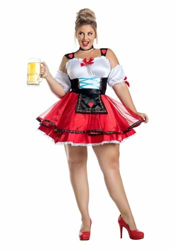 Click Here to buy Plus Size Womens Oktoberfest Hottie Costume from HalloweenCostumes, CDN Funds & Shipping