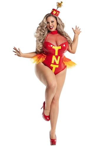 Womens Plus Size Dynamite Costume