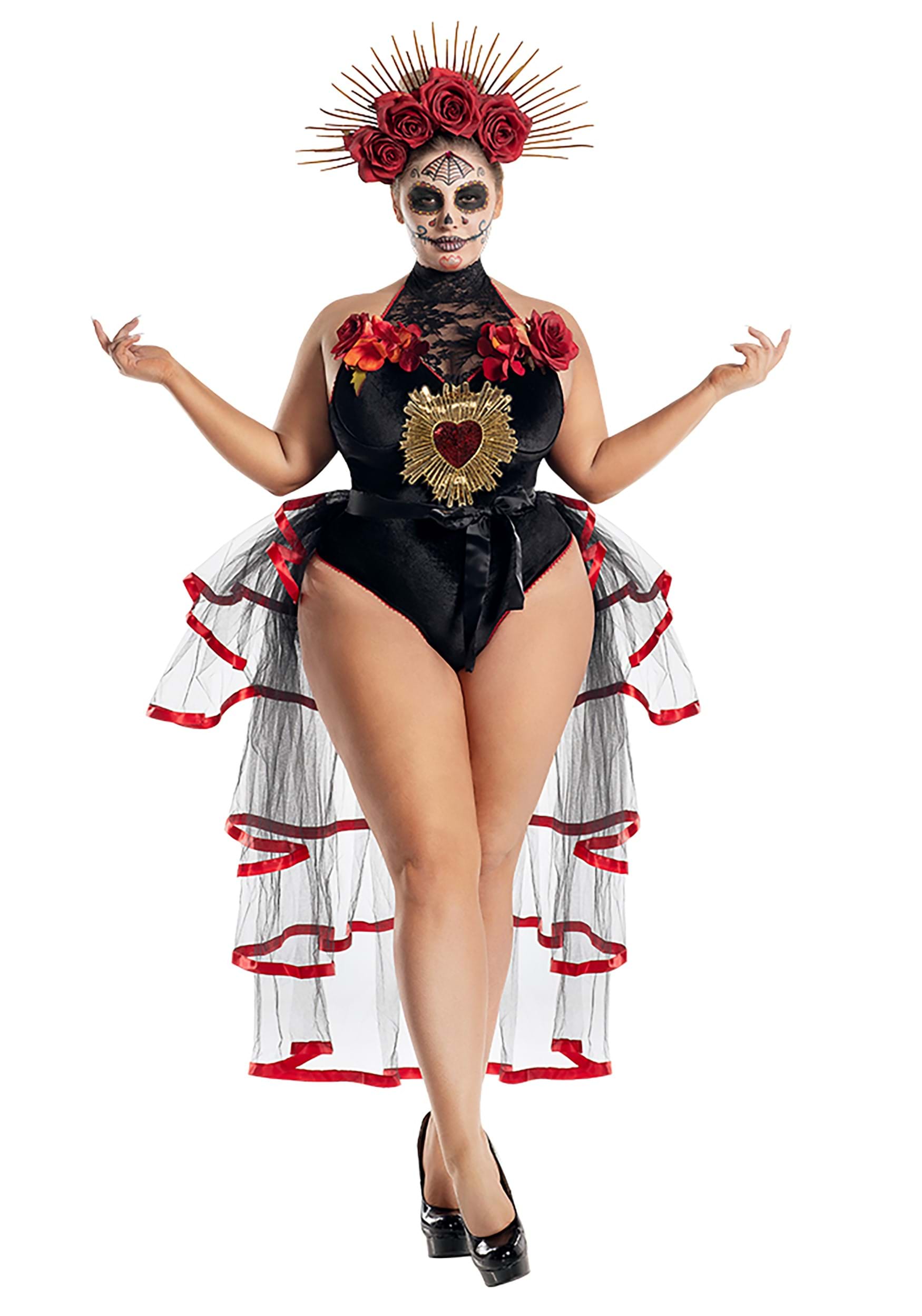 Plus Size La Muerta Women's Costume