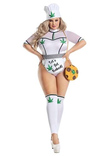 Click Here to buy Plus Size Baked Chef Womens Costume from HalloweenCostumes, CDN Funds & Shipping
