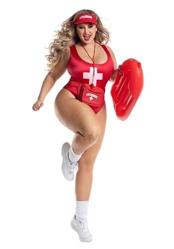 Click Here to buy Plus Size Bae Watch Womens Costume from HalloweenCostumes, CDN Funds & Shipping