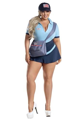 Click Here to buy Plus Size Postal Honey Womens Costume from HalloweenCostumes, CDN Funds & Shipping