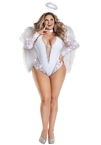 Click Here to buy Womens Plus Size Sparkle Angel Costume from HalloweenCostumes, CDN Funds & Shipping