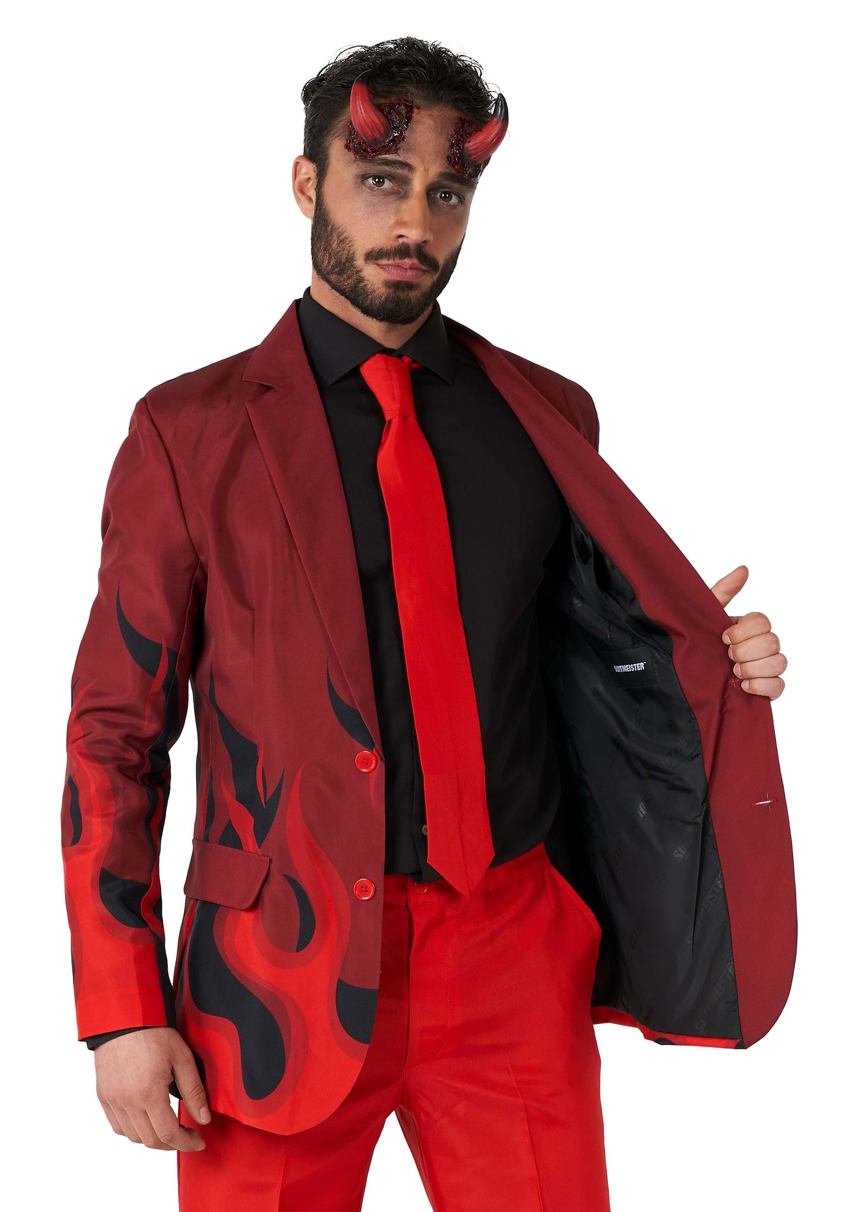 Suitmeister Devil Red Suit For Men