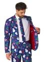 Mens Suitmeister Christmas Snowman Blue Suit Alt 3