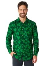 Mens Suitmeister Button Up St. Pats Green Shirt Alt 3