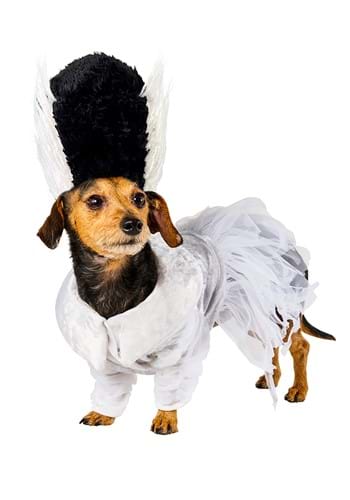 Click Here to buy Bride of Frankenstein UM Pet Costume from HalloweenCostumes, CDN Funds & Shipping