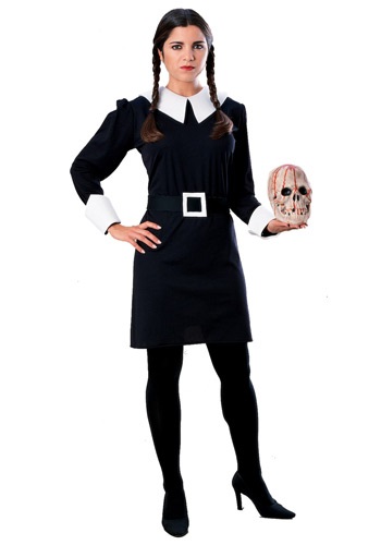 Click Here to buy Adult Wednesday Addams Costume - Addams Family Halloween Costumes from HalloweenCostumes, CDN Funds & Shipping