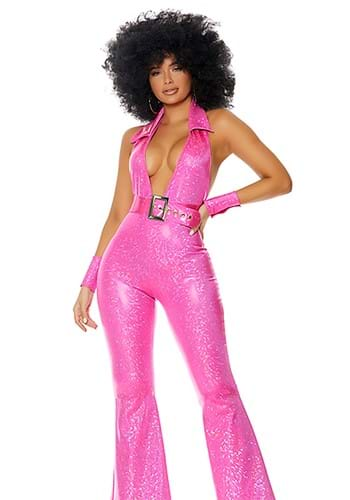 70s Disco Jumpsuit Costumes For Women Men Retro Disco Hippie Music Festival  Couple Cosplay Costume Halloween Party Fancy Dress