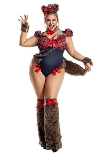 Click Here to buy Womens Sexy Plus Size Werebabe Costume from HalloweenCostumes, CDN Funds & Shipping
