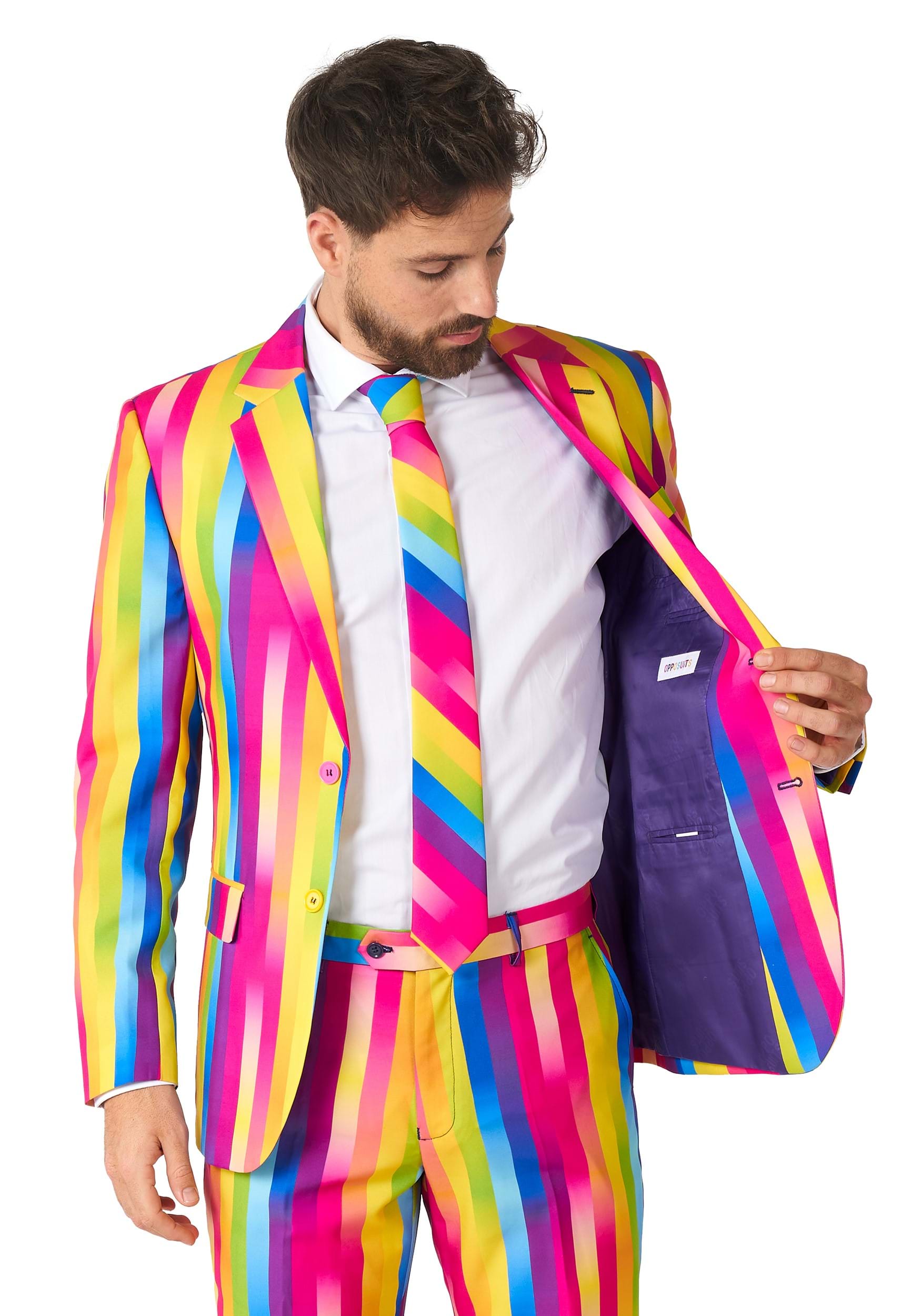 Opposuits Men's Rainbow Glaze Suit