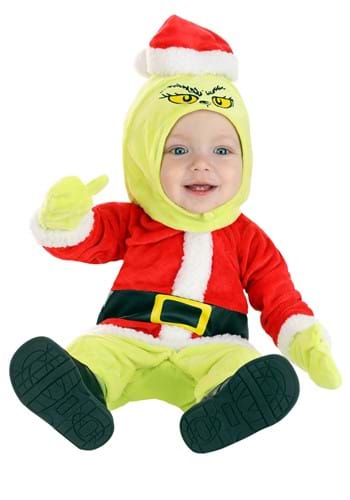 Click Here to buy The Grinch Baby Santa Costume from HalloweenCostumes, CDN Funds & Shipping