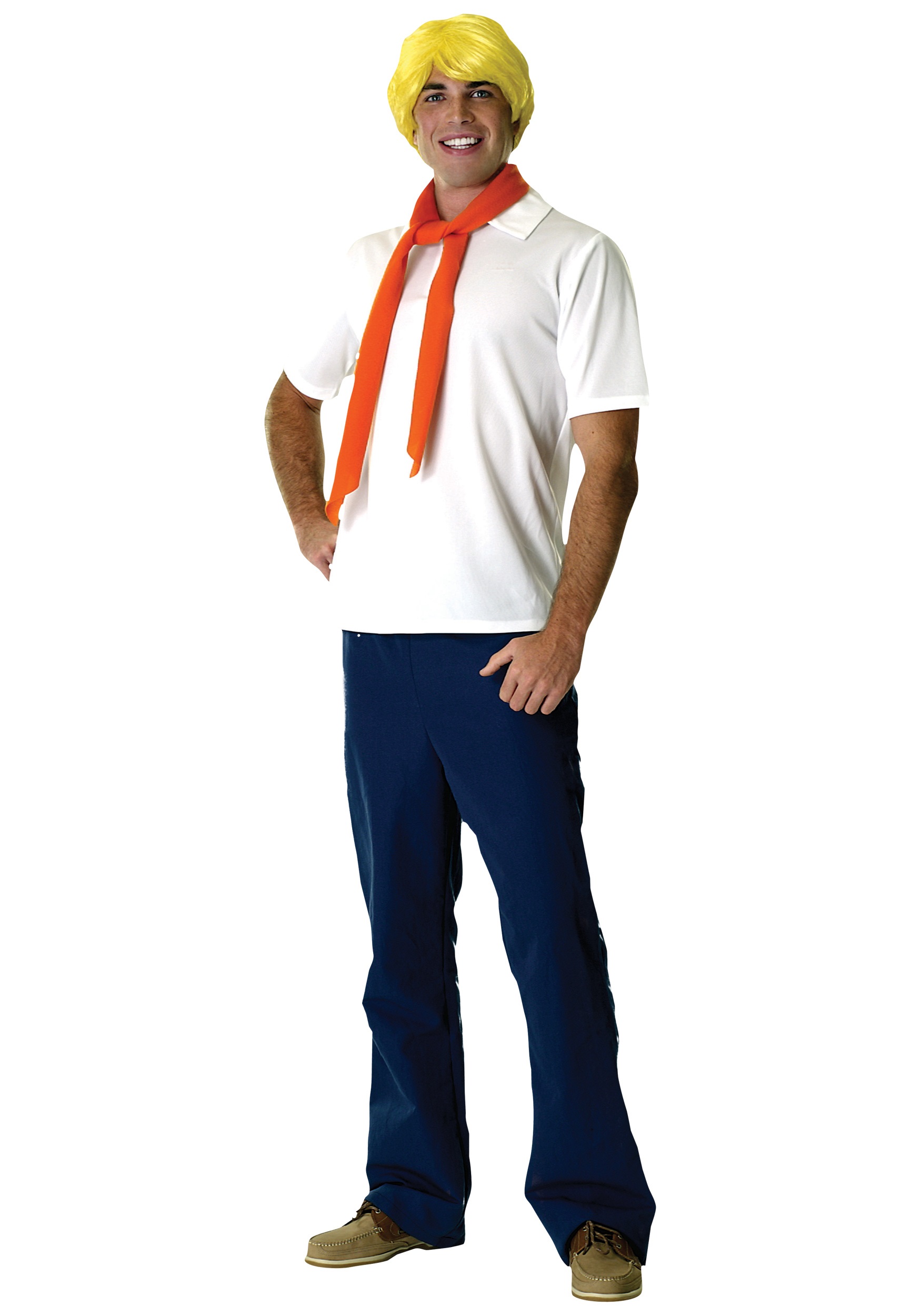 Adult Fred Costume - Adult Scooby Doo Fred Costume