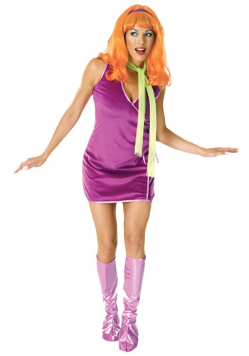 Click Here to buy Adult Daphne Costume - Adult Daphne Scooby Doo Costume from HalloweenCostumes, CDN Funds & Shipping