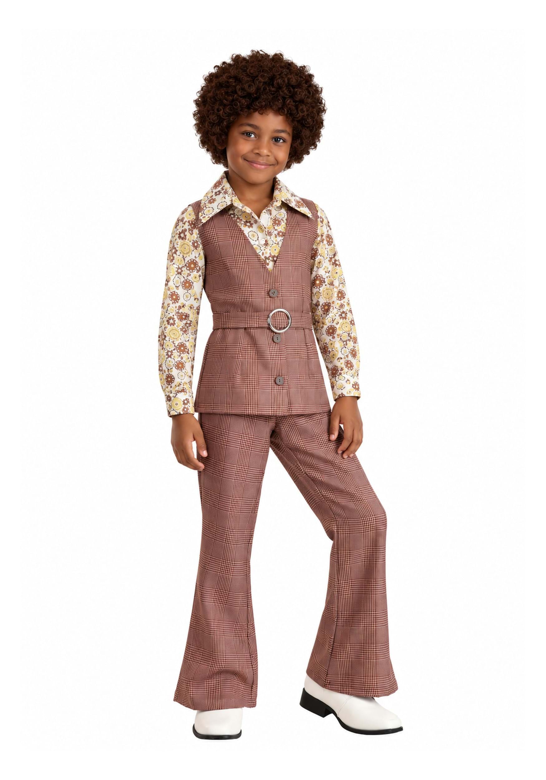 Kid's 70's Vest Costume | Kid's Decades Costumes