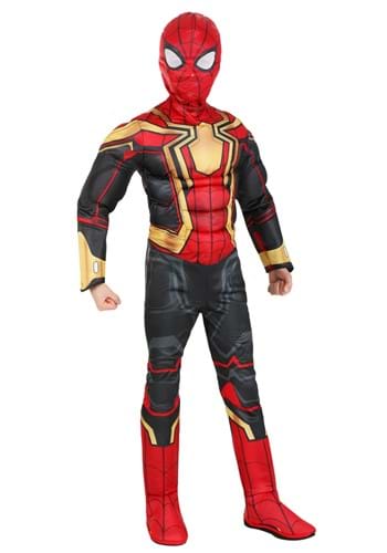Click Here to buy Spider-Man Integrated Suit Kids Costume from HalloweenCostumes, CDN Funds & Shipping