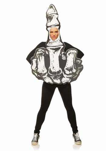 Click Here to buy Skeleton Middle Finger Adult Costume from HalloweenCostumes, CDN Funds & Shipping