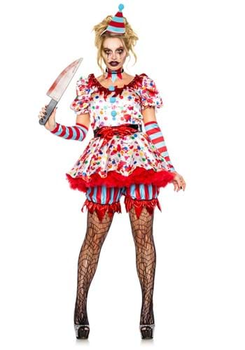 Click Here to buy Scary Clown Womens Costume from HalloweenCostumes, CDN Funds & Shipping