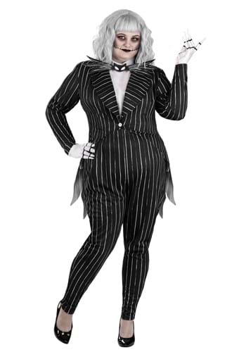 Click Here to buy Plus Size Disney Jack Skellington Womens Costume | Disney Costumes from HalloweenCostumes, CDN Funds & Shipping