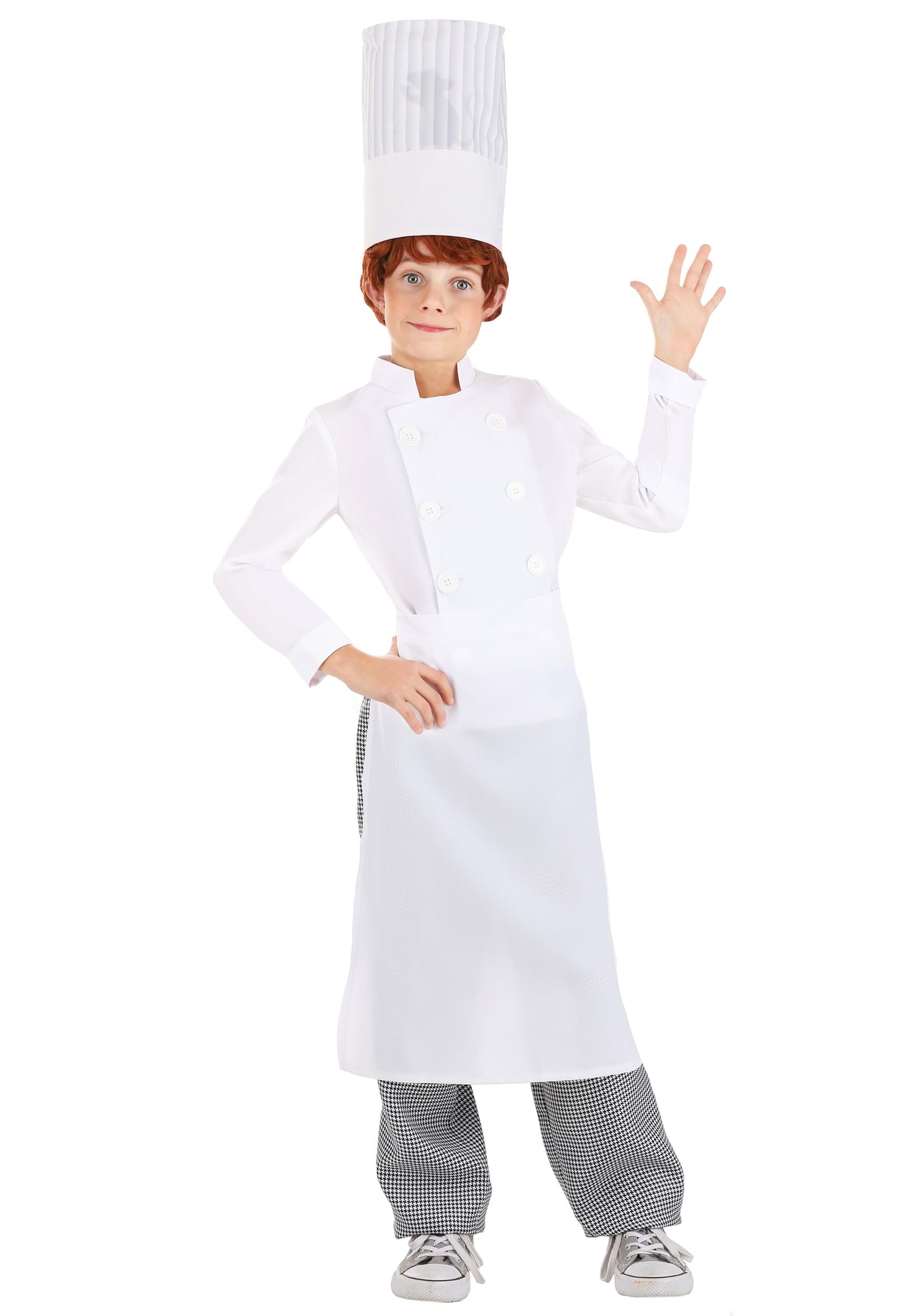 Disney and Pixar Alfredo Linguini Ratatouille Kid's Costume with Light Up Hat | Disney Costumes