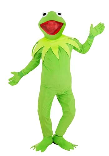 Click Here to buy Disney Kermit Costume for Adults | Adult Frog Costumes from HalloweenCostumes, CDN Funds & Shipping