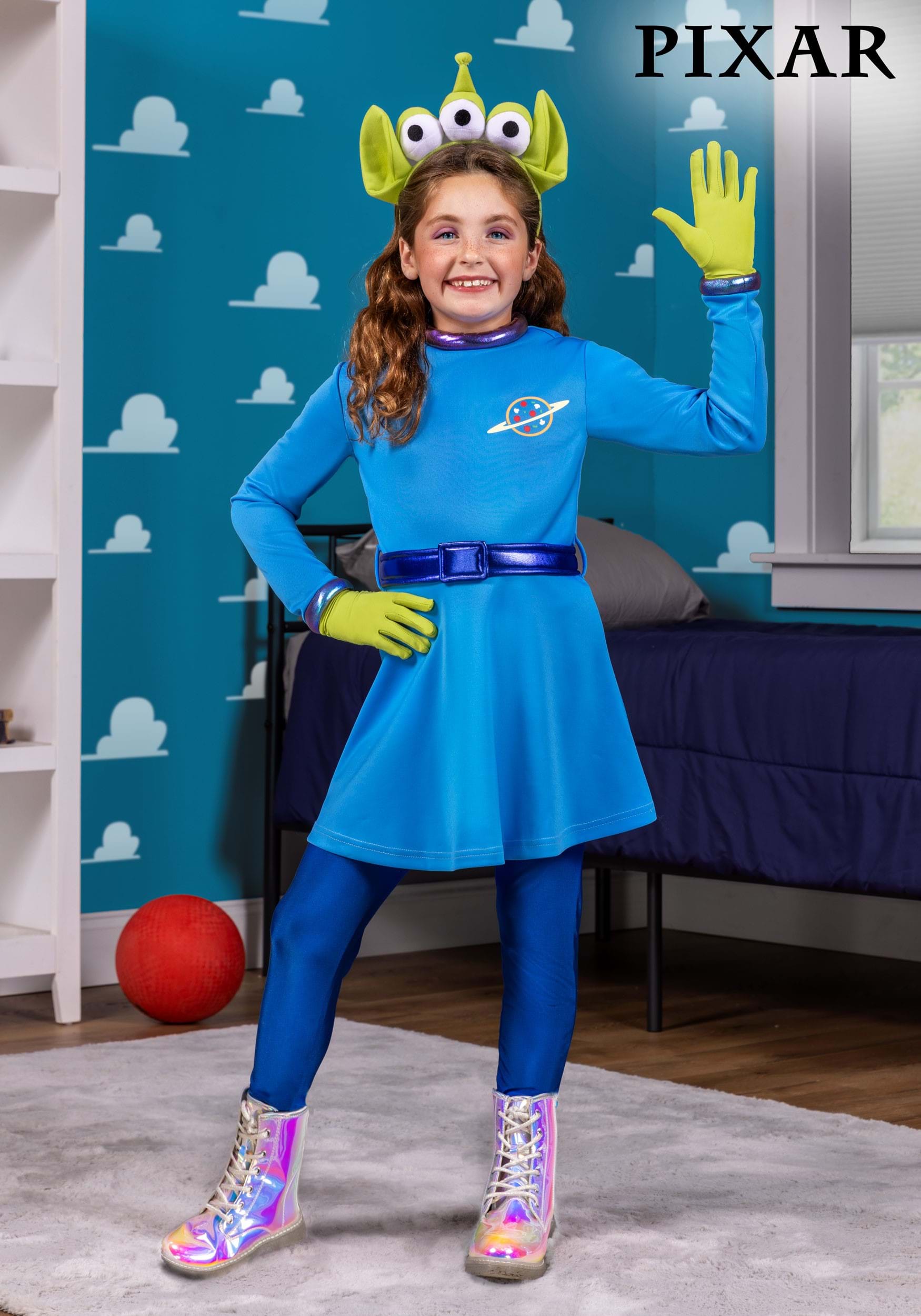 Girl's Disney and Pixar Toy Story Alien Costume Dress