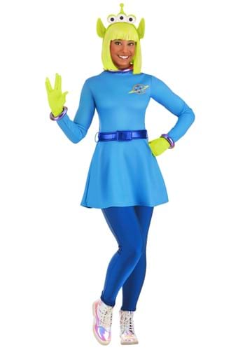 Click Here to buy Disney and Pixar Toy Story Alien Womens Costume Dress | Adult Disney Costumes from HalloweenCostumes, CDN Funds & Shipping