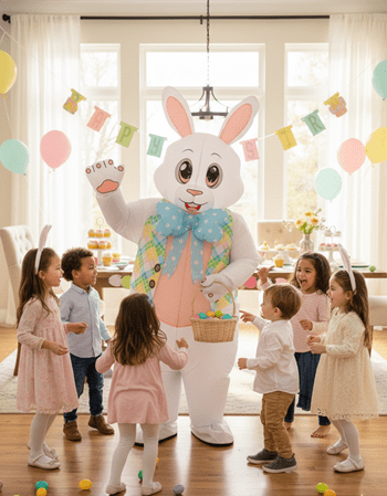 Adult Inflatable Easter Bunny Costume