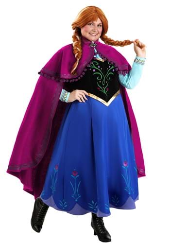 Click Here to buy Womens Plus Size Premium Disney Frozen Anna Costume | Disney Costumes from HalloweenCostumes, CDN Funds & Shipping
