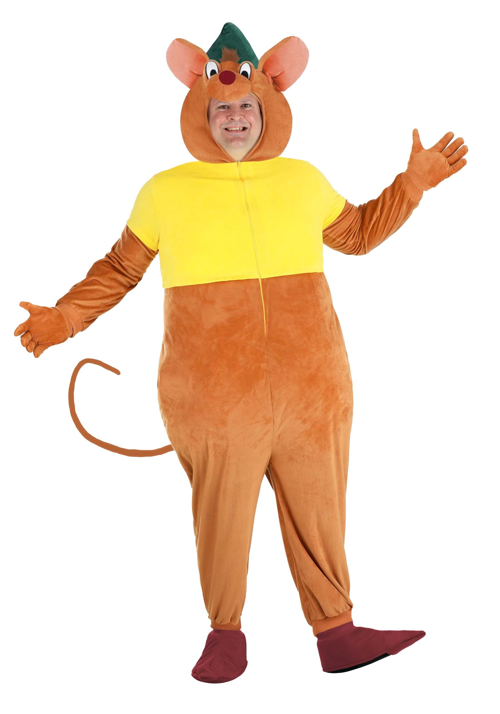 Men's Plus Size Cinderella Deluxe Gus Gus Costume