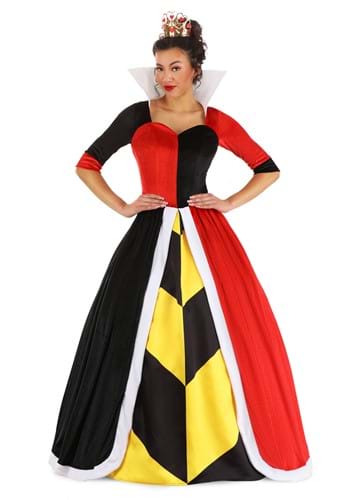 Click Here to buy Deluxe Disney Queen of Hearts Womens Costume from HalloweenCostumes, CDN Funds & Shipping
