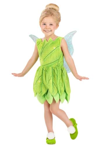 Click Here to buy Toddler Disney Tinker Bell Girls Costume | Toddler Disney Costumes from HalloweenCostumes, CDN Funds & Shipping