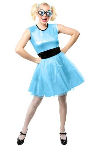 Click Here to buy Powerpuff Girls Bubbles Womens Costume from HalloweenCostumes, CDN Funds & Shipping