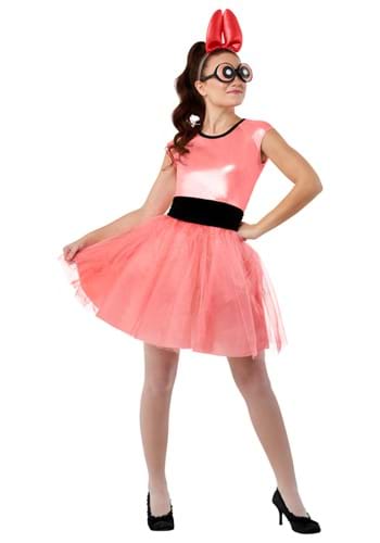 Click Here to buy Powerpuff Girls Blossom Womens Costume from HalloweenCostumes, CDN Funds & Shipping
