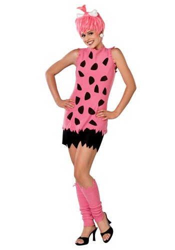 Click Here to buy Deluxe Pebbles Flintstone Adult Costume from HalloweenCostumes, CDN Funds & Shipping