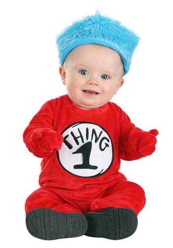 Click Here to buy Thing 1 and 2 Baby Costume from HalloweenCostumes, CDN Funds & Shipping