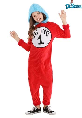 Kids Thing 1 and 2 Jumpsuit Costume UPD
