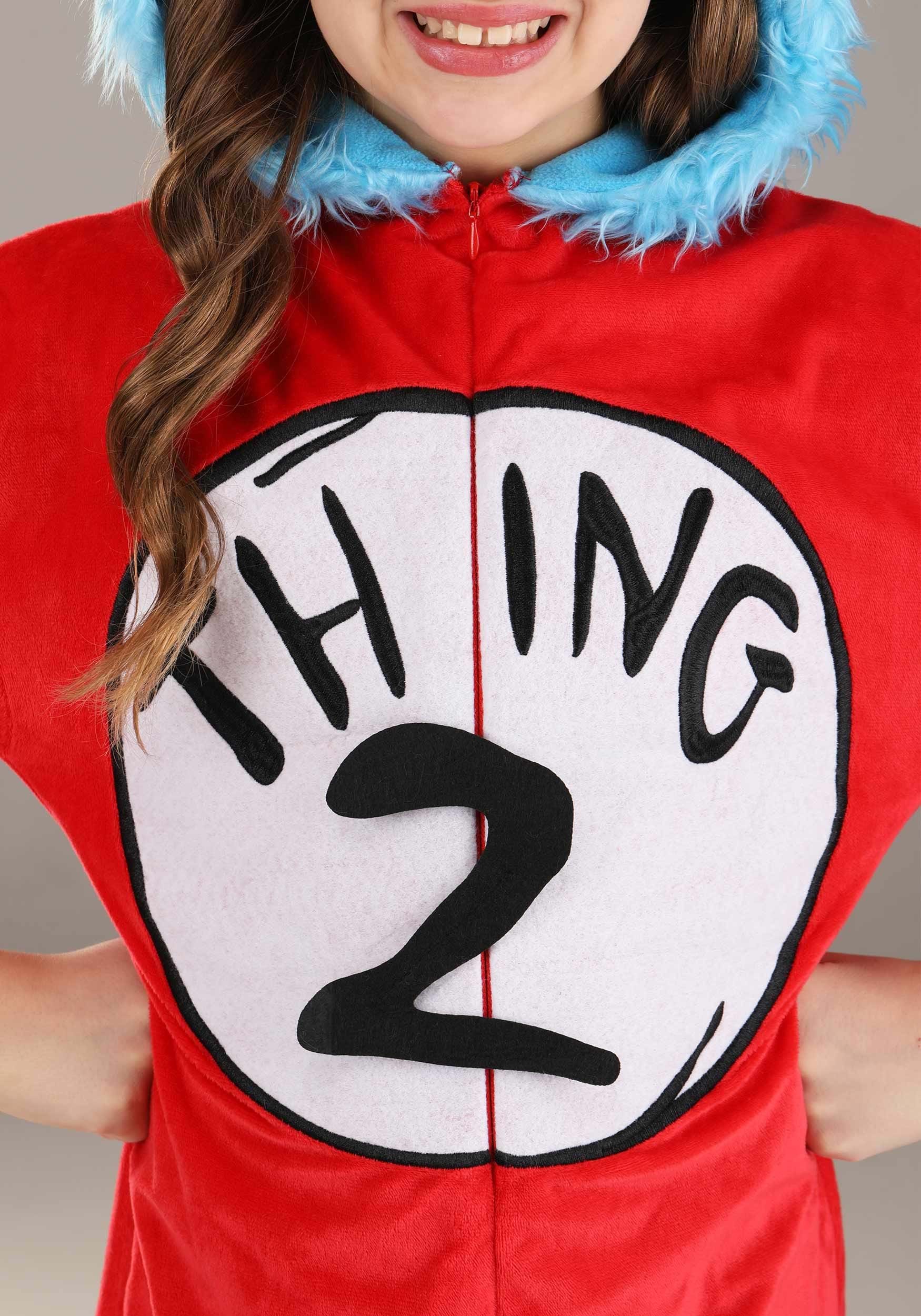Thing 1 And 2 Jumpsuit Kids Costume