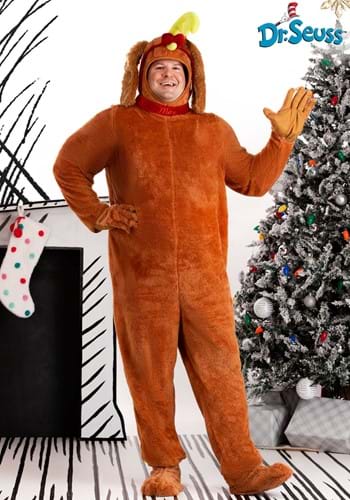 Click Here to buy Plus Size Dr. Seuss The Grinch Max Costume from HalloweenCostumes, CDN Funds & Shipping