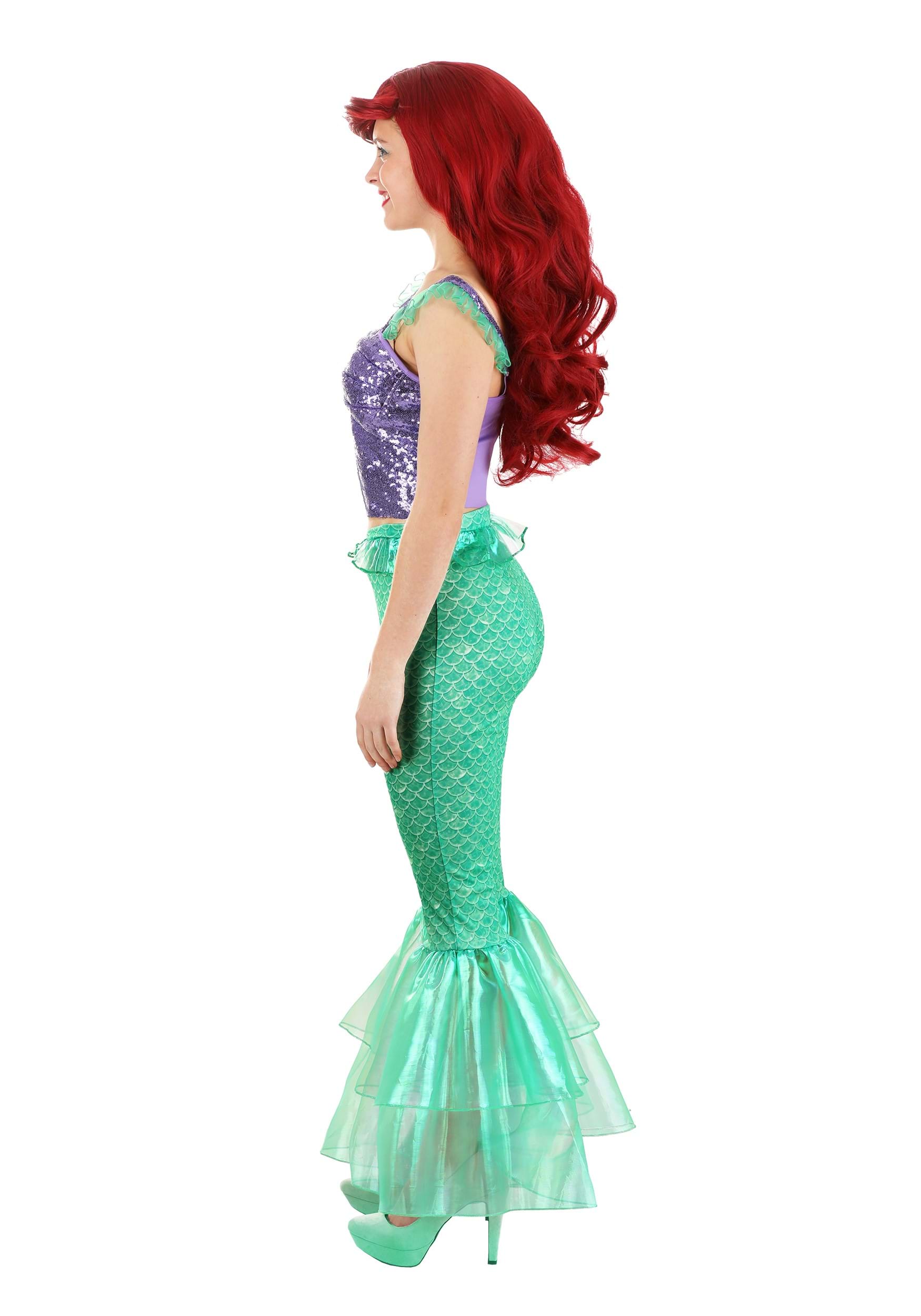 Fun Costumes Adult Disney Ariel Mermaid Pants Outfit, Women's  Halloween and Cosplay Large : Clothing, Shoes & Jewelry